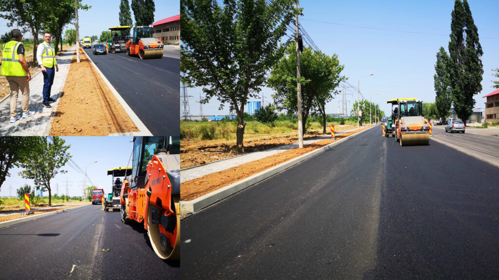 Continuă lucrările de reabilitare pe Șoseaua Găești din municipiul Târgoviște!