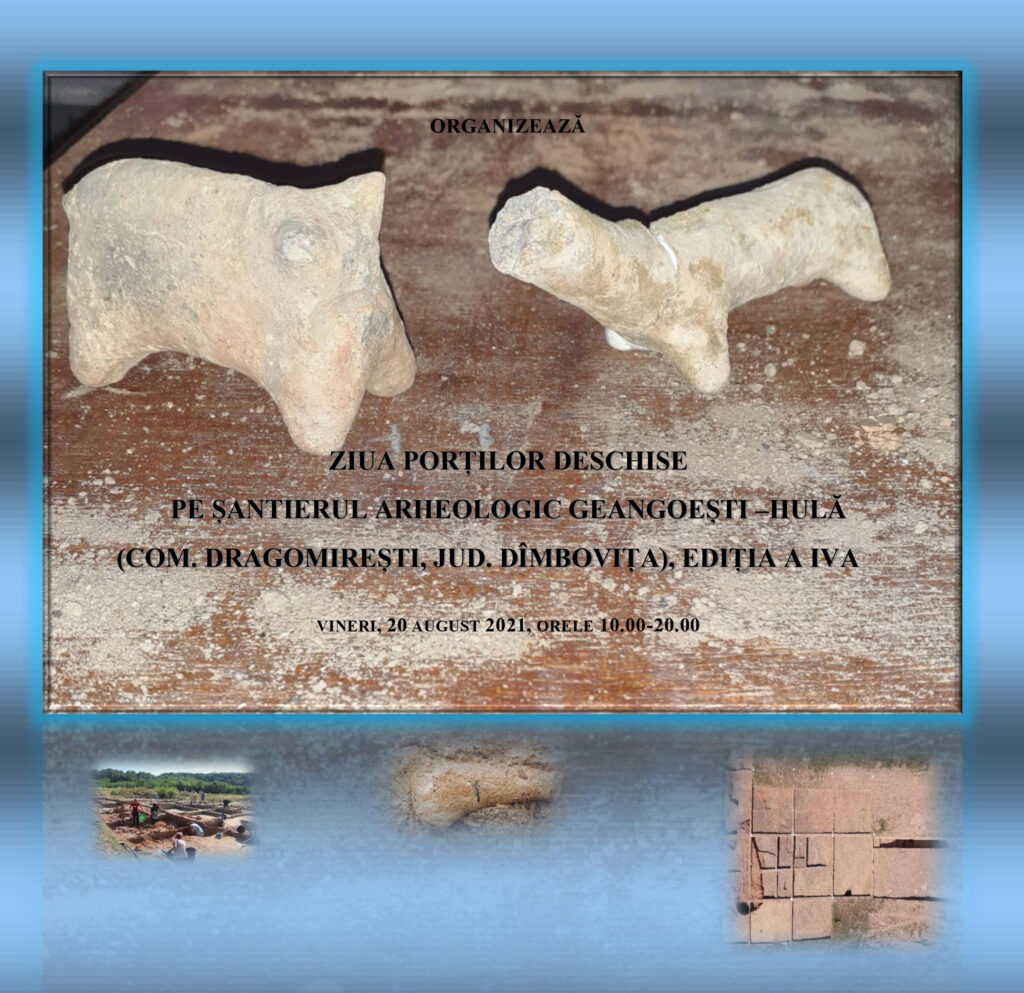 Ziua Portilor Deschise pe șantierul arheologic Geangoești – Hulă, comuna Dragomirești