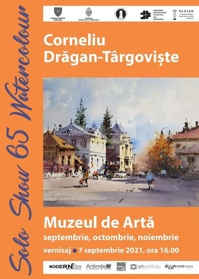 ”SoloShow 65 Watercolour”, expoziție de acuarelă a artistului Corneliu Drăgan