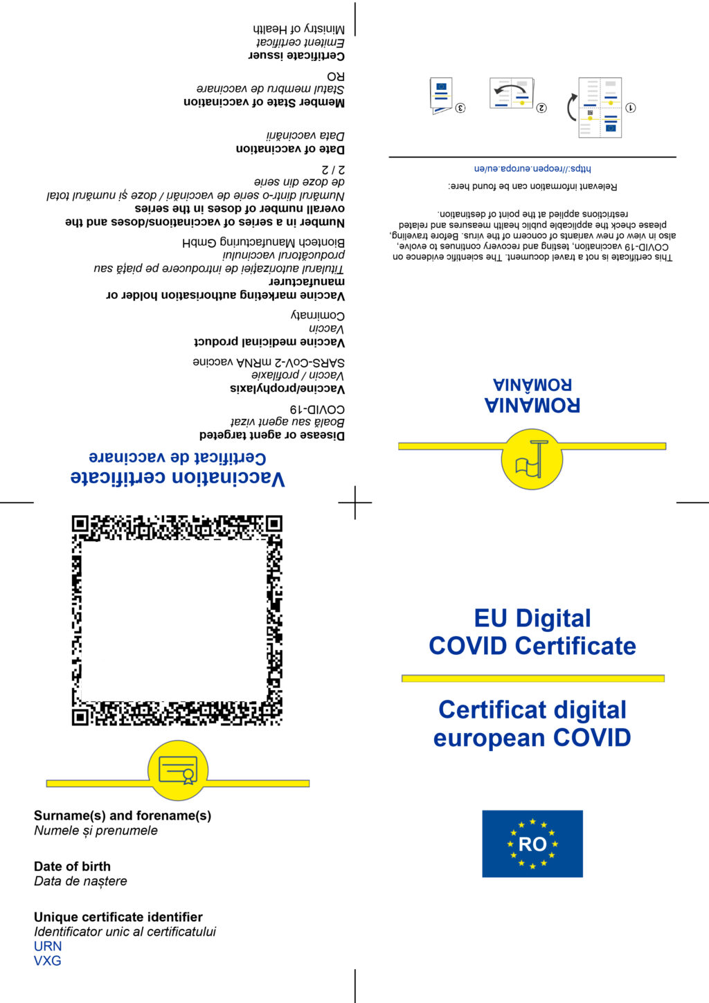 Află cum descarci certificatul COVID-19 pentru călătoriile în UE