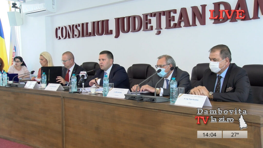 Ședința Consiliului Județean Dâmbovița din 30 august 2021
