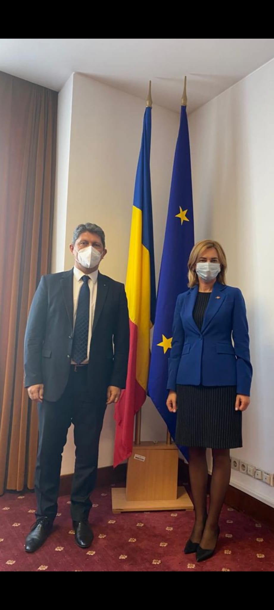 Senatorul Titus Corlățean, președintele Comisiei pentru politică externă a Senatului României, a primit vizita deputatei Doina Gherman, președintele Comisiei pentru politică externă și integrare europeană din Parlamentul Republicii Moldova