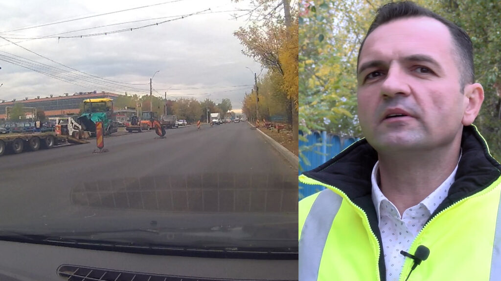 Târgoviște, continuă lucrările de reabilitare pe Șoseaua Găești