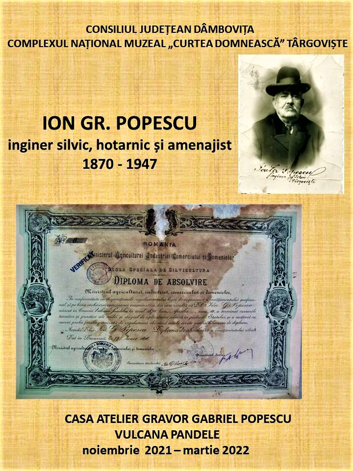 Ion Gr. Popescu, inginer silvic, hotarnic și amenajist, 1870 – 1947