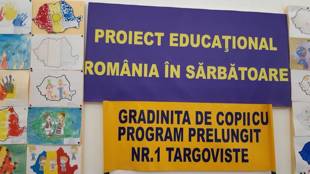 „România în sărbătoare” la Grădinița cu program prelungit nr. 1 Târgoviște