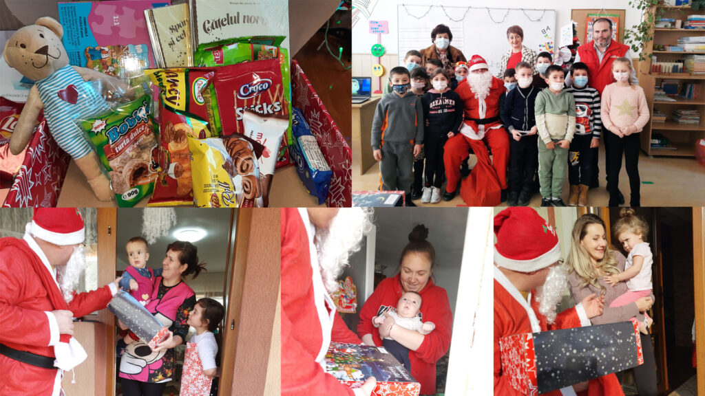 Primăria Cândești le-a făcut o bucurie copiilor și l-a adus pe Moș Crăciun ( galerie foto)