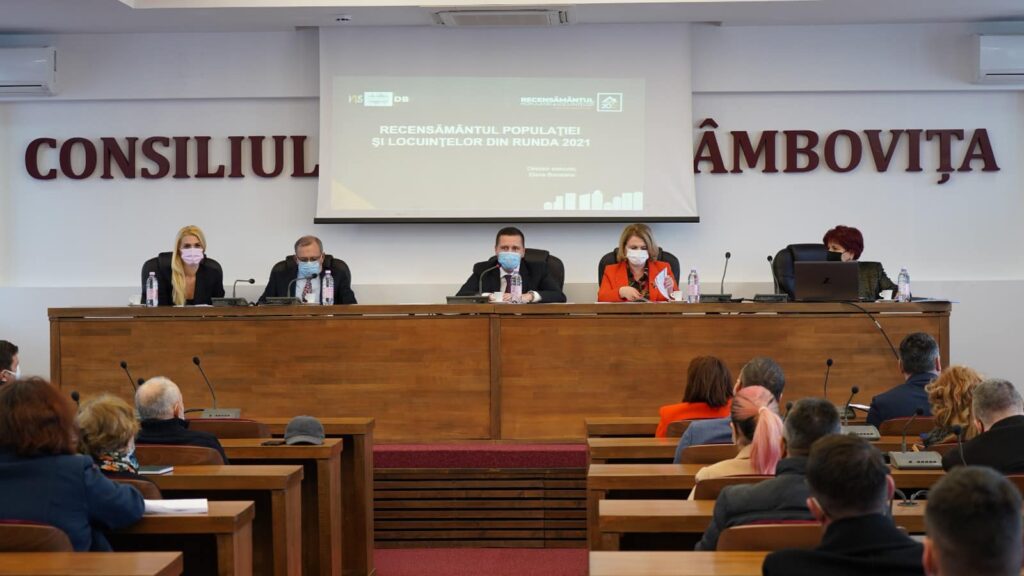 Prefectul și președintele CJ Dâmbovița, întâlnire cu primarii și secretarii primăriilor pe tema Recensământului Populației și Locuințelor (RPL) din anul 2021