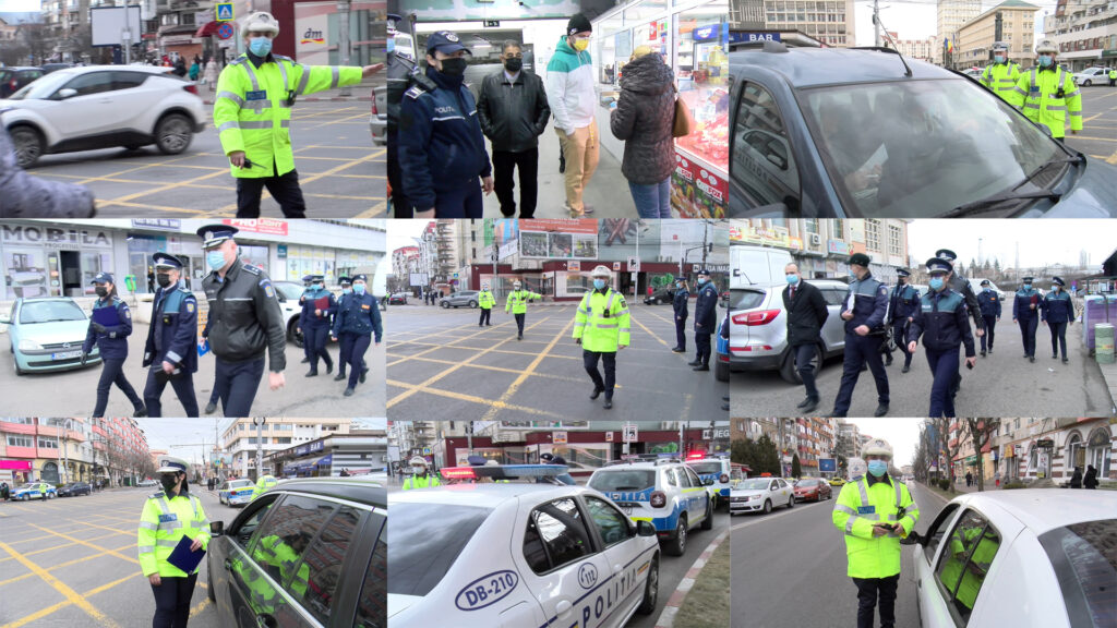 Polițiștii dâmbovițeni, acțiuni pentru creșterea gradului de siguranță în trafic și verificarea respectării măsurilor pentru limitarea infectării cu Sars-CoV-2