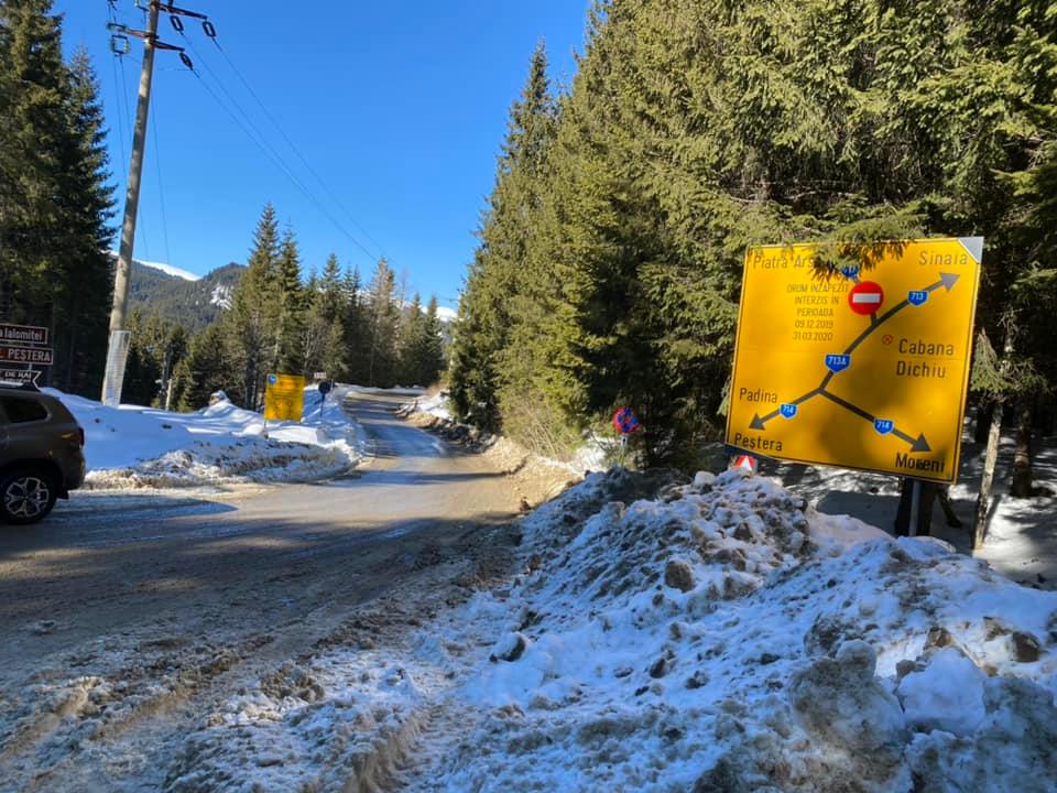 Drumarii dâmbovițeni au acționat pentru deszăpezirea drumurilor din munte