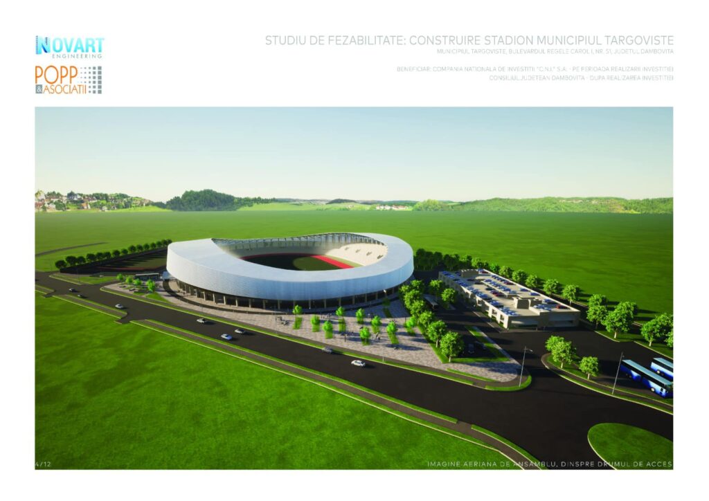 A fost lansată licitația pentru construirea noului stadion de la Târgoviște, proiect în care Consiliul județean Dâmbovița este direct implicat