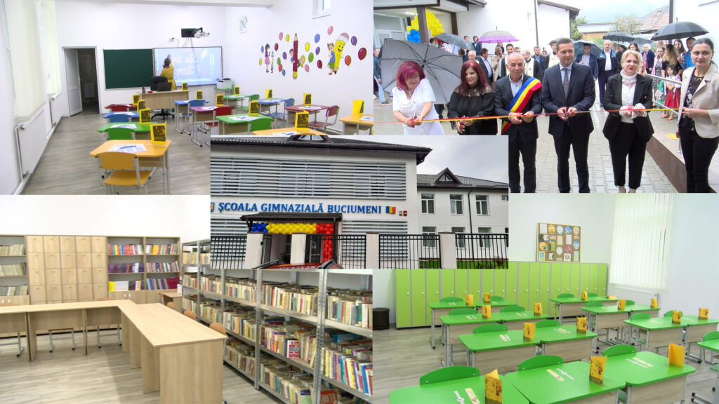 Școală nouă inaugurată în comuna Buciumeni!