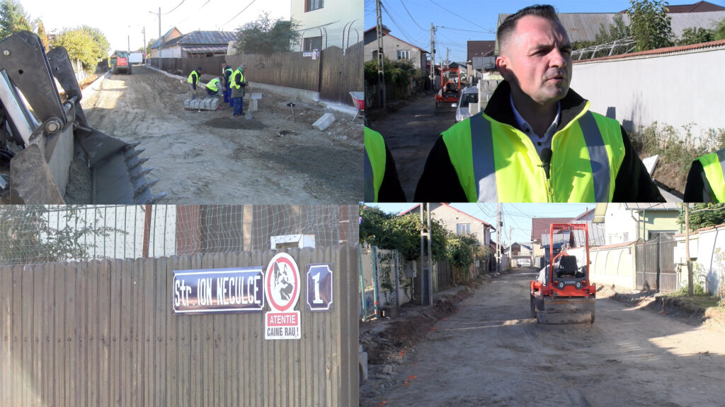 Târgoviște, continuă lucrările de reabilitare a străzilor din cartierul Prepeleac
