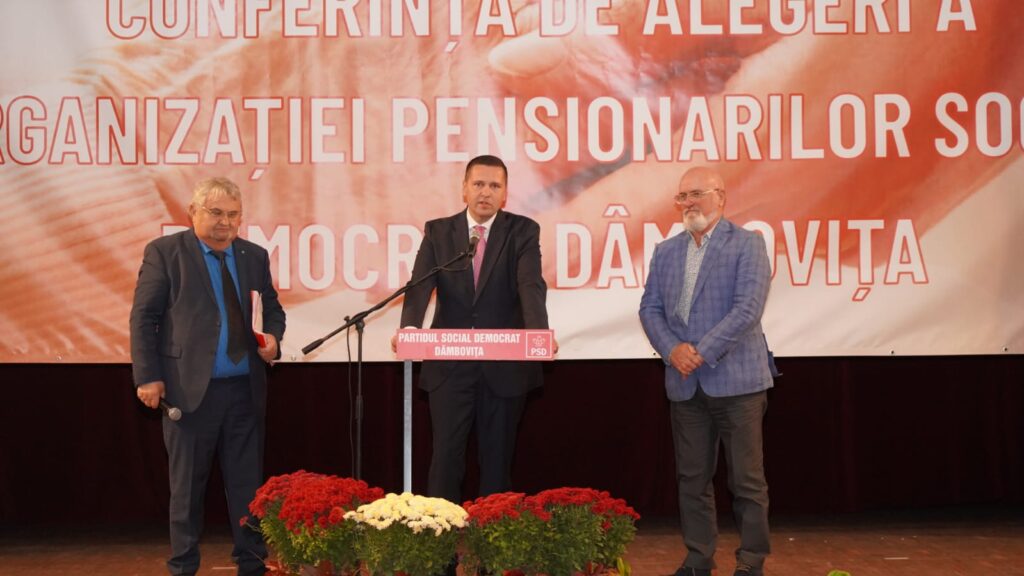 Organizația Pensionarilor Social Democrați Dâmbovița și-a ales noua conducere