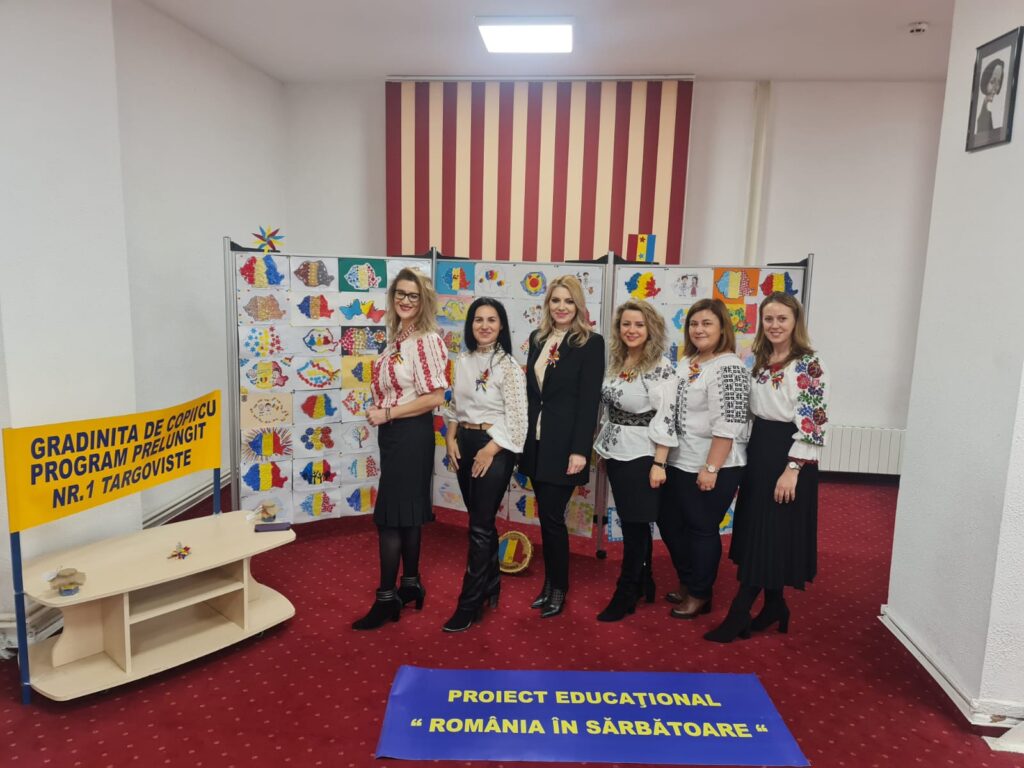 Grădinița cu program prelungit nr. 1 Târgoviște celebrează, Ziua Națională a României, prin Proiectul educațional „România în sărbătoare”