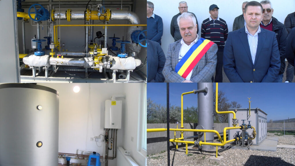 Mănești, au fost finalizate lucrările de amenajare a rețelei de distribuție a gazelor naturale