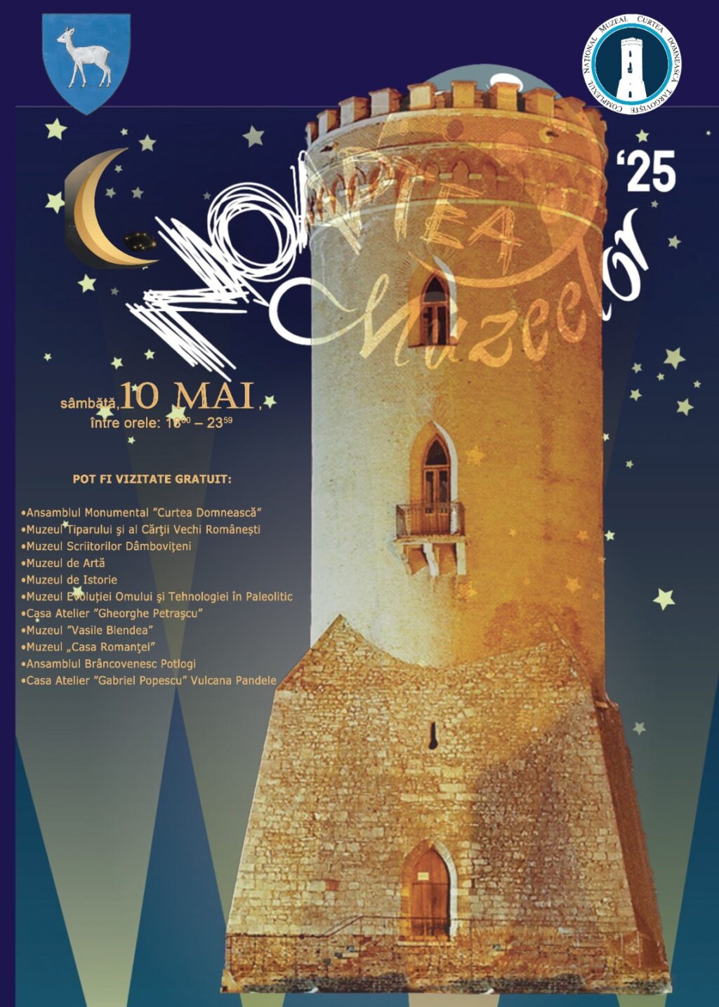 „Noaptea Muzeelor 2025” în judeţul Dâmboviţa