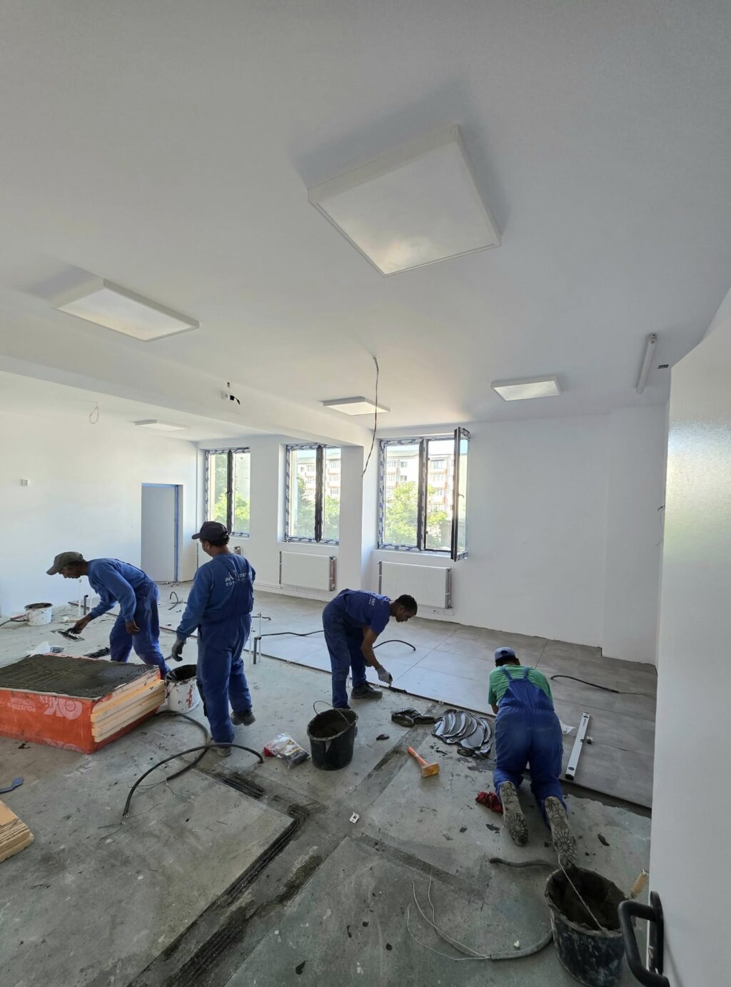 Primarul Târgoviștei, analiză în teren a investiției de la Școala Gimnazială ”Tudor Vladimirescu”