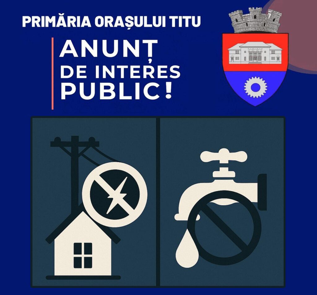 Titu, întrerupere programată a furnizării energiei electrice