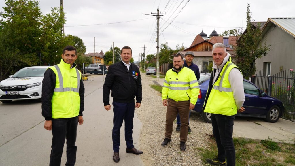 Au început lucrările pe DJ 712, în localitatea Vulcana-Pandele!