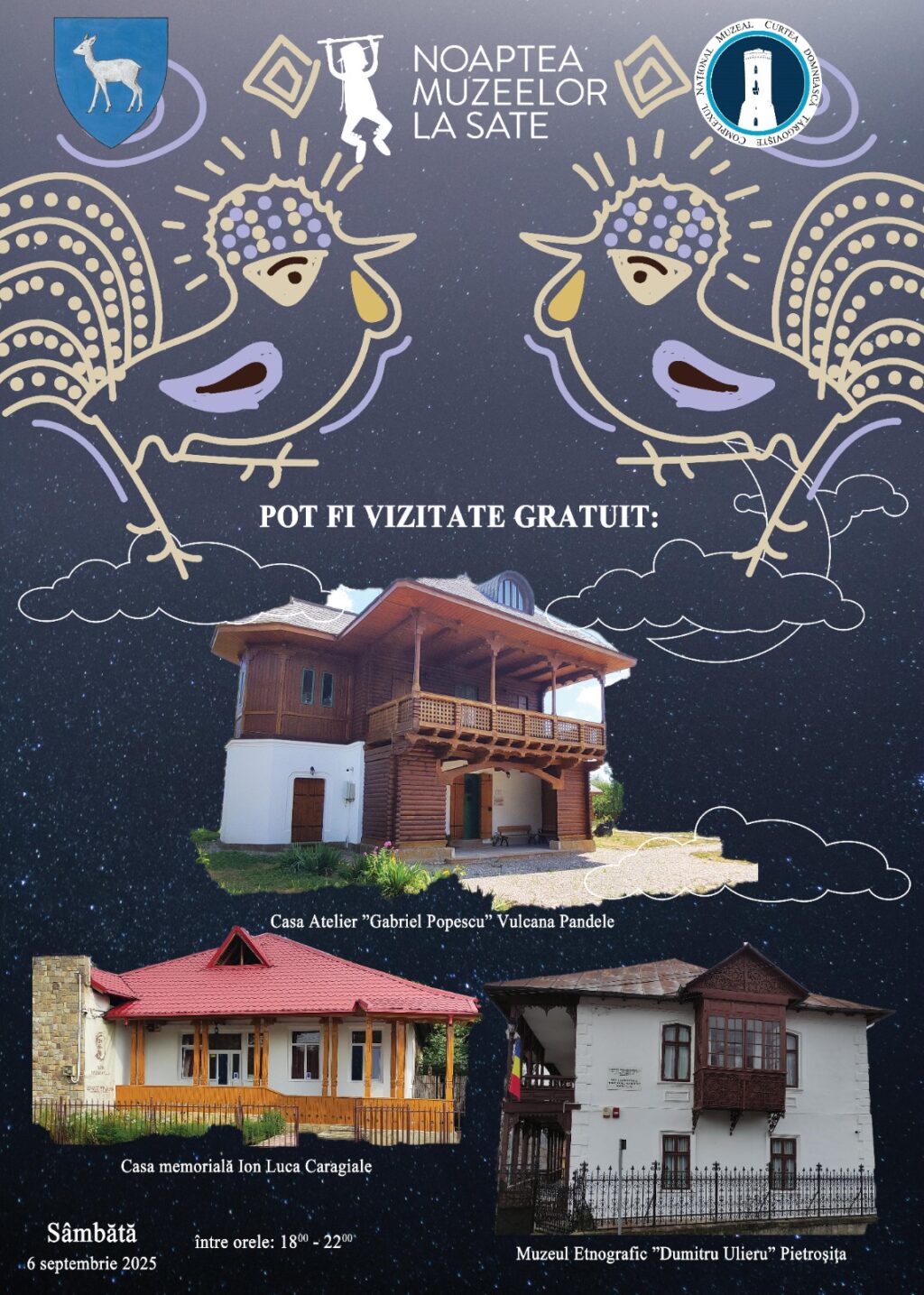 „Noaptea Muzeelor la sate”, ediția 2025, în județul Dâmbovița