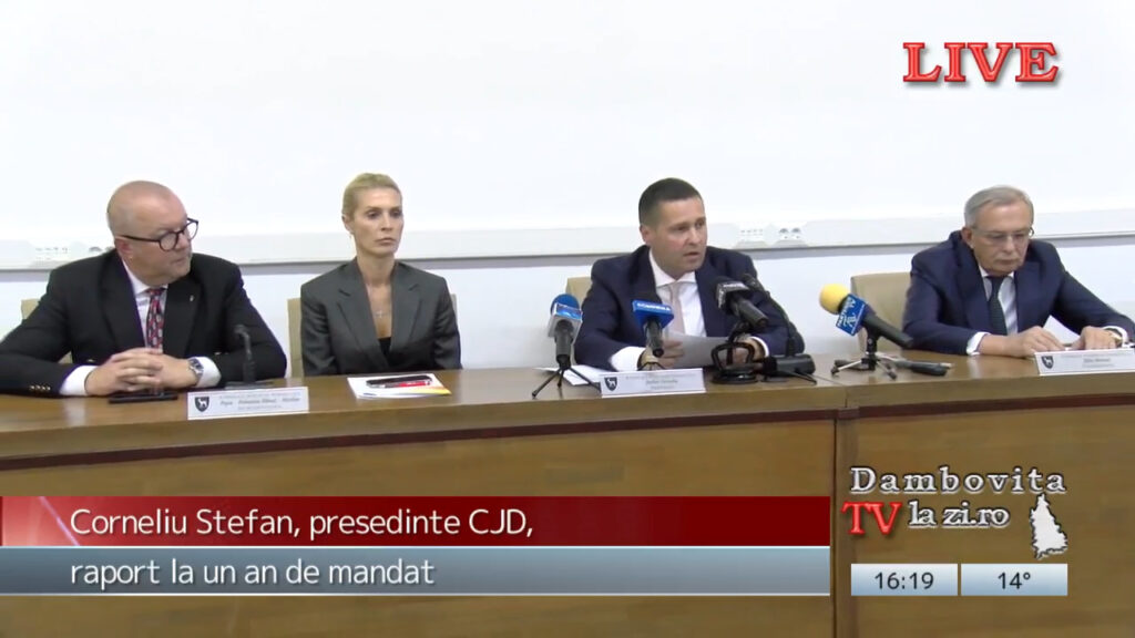 Corneliu Stefan, presedinte CJD, raport la un an de mandat