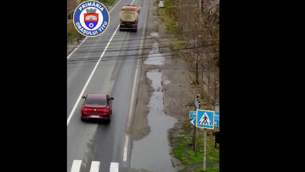 Titu, continuă lucrările pe strada Cuza Vodă
