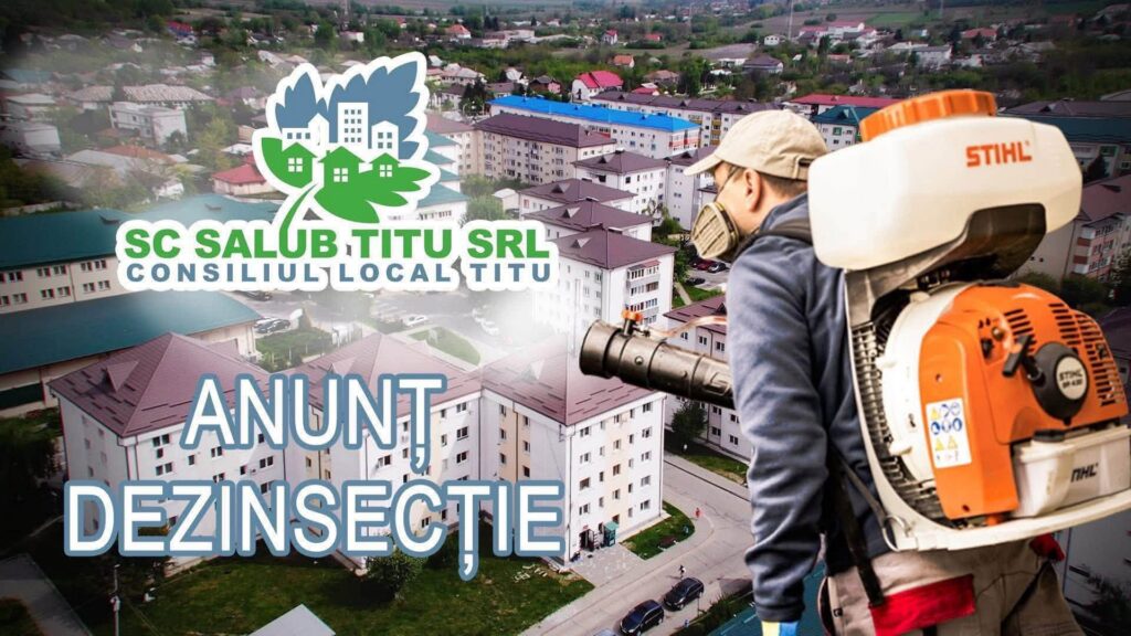 Titu, 10 – 15 august, lucrări de dezinsecție
